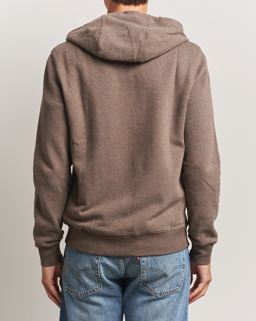 Herren | Pullover | Morris | Brandon Lily Full Zip Hoodie Brown