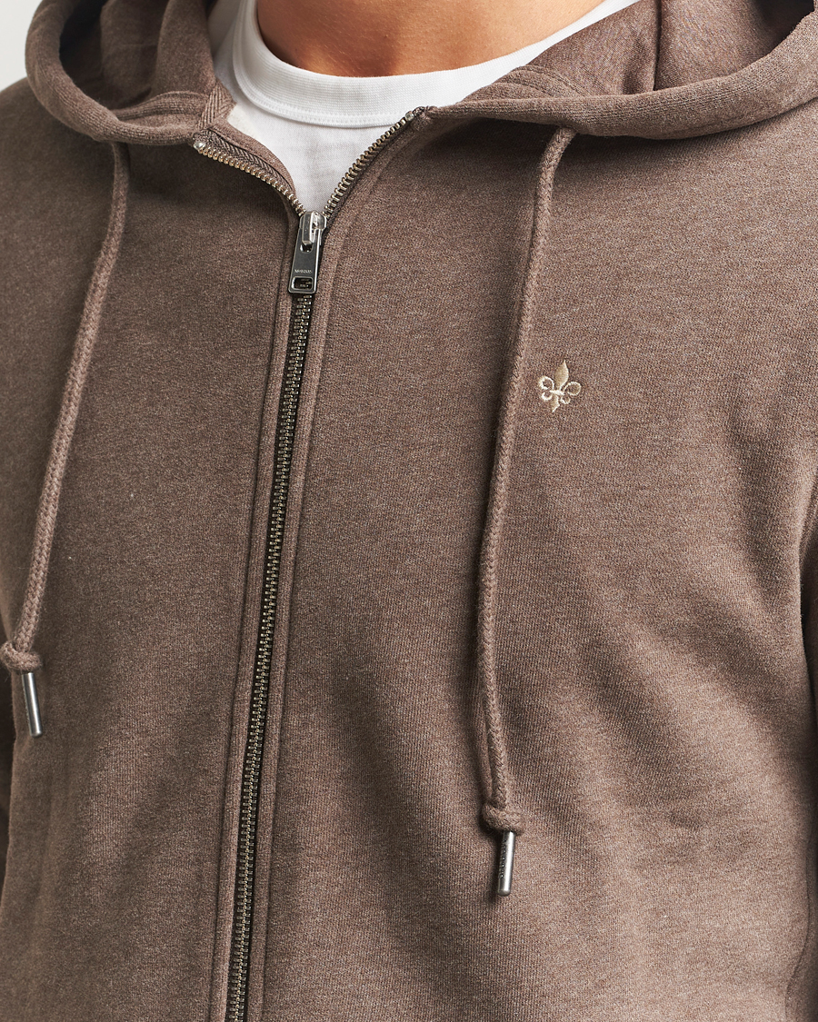 Herren | Pullover | Morris | Brandon Lily Full Zip Hoodie Brown