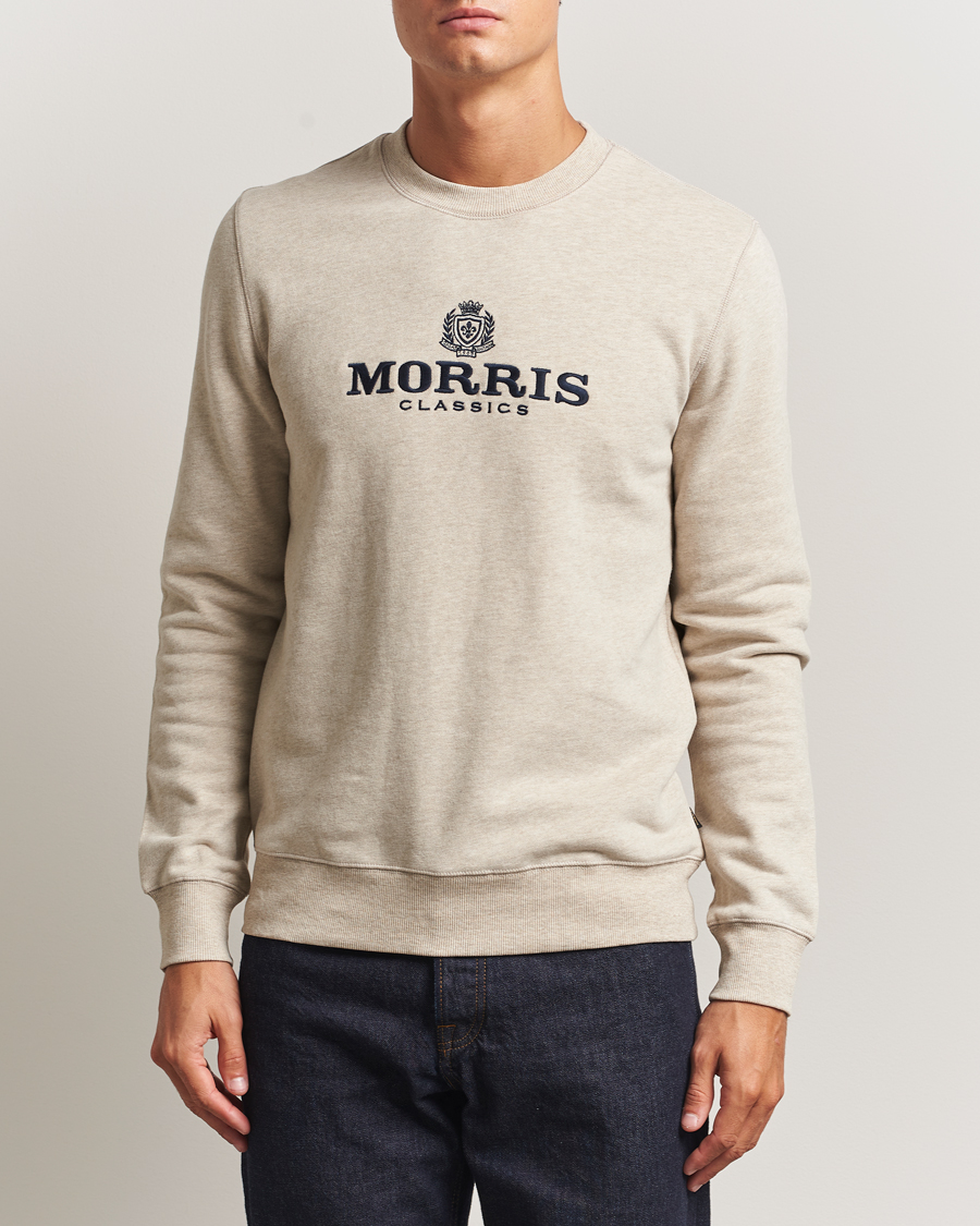 Herren | Pullover | Morris | Brian Logo Sweatshirt Khaki