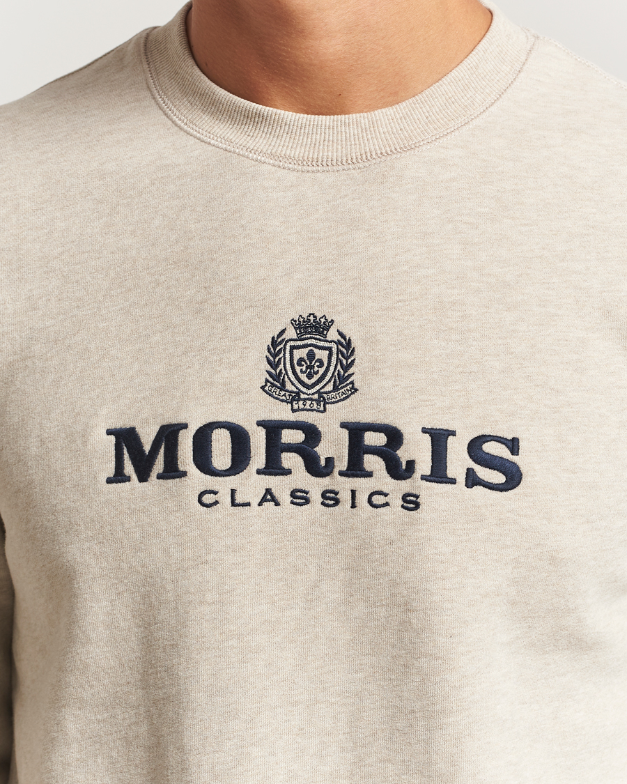 Herren | Pullover | Morris | Brian Logo Sweatshirt Khaki