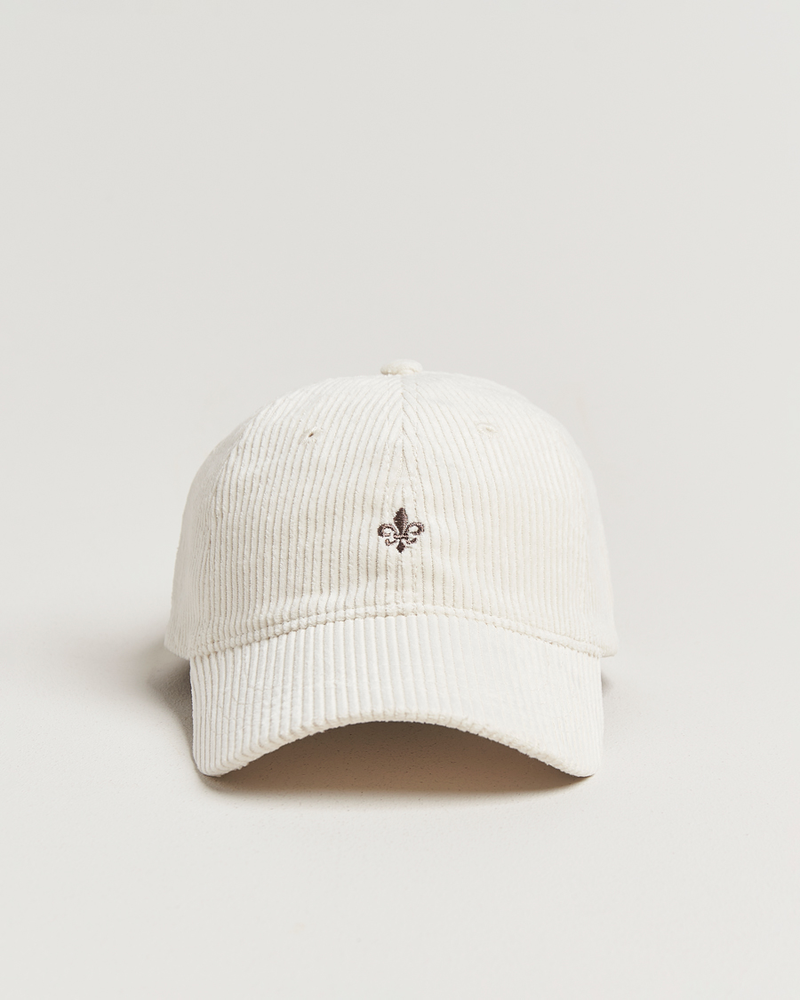 Herren | Morris Lily Corduroy Cap Off White | Morris | Lily Corduroy Cap Off White