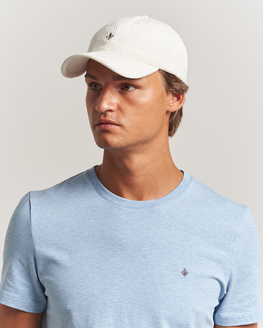 Herren | Morris Lily Corduroy Cap Off White | Morris | Lily Corduroy Cap Off White