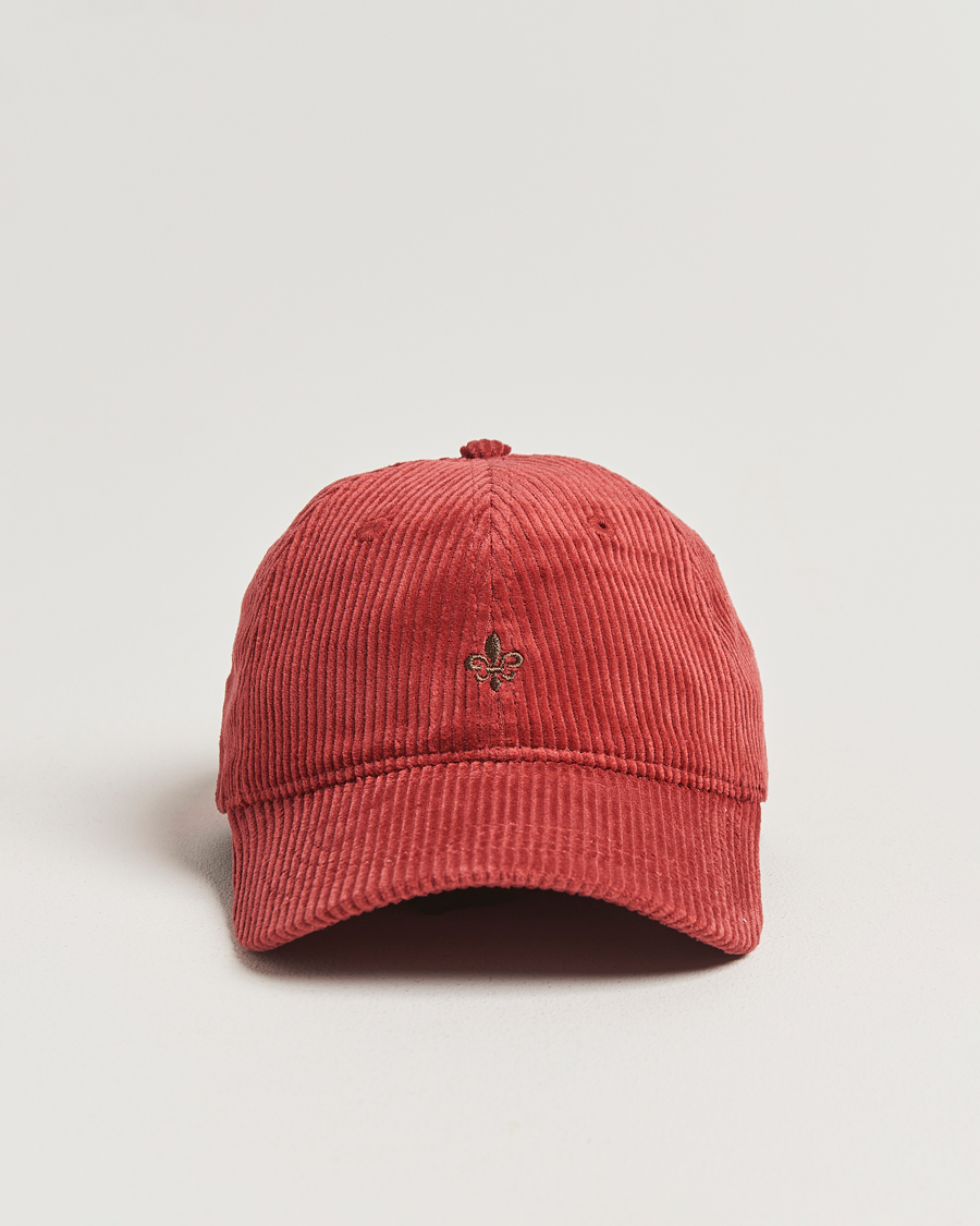 Herren | Morris Lily Corduroy Cap Red | Morris | Lily Corduroy Cap Red