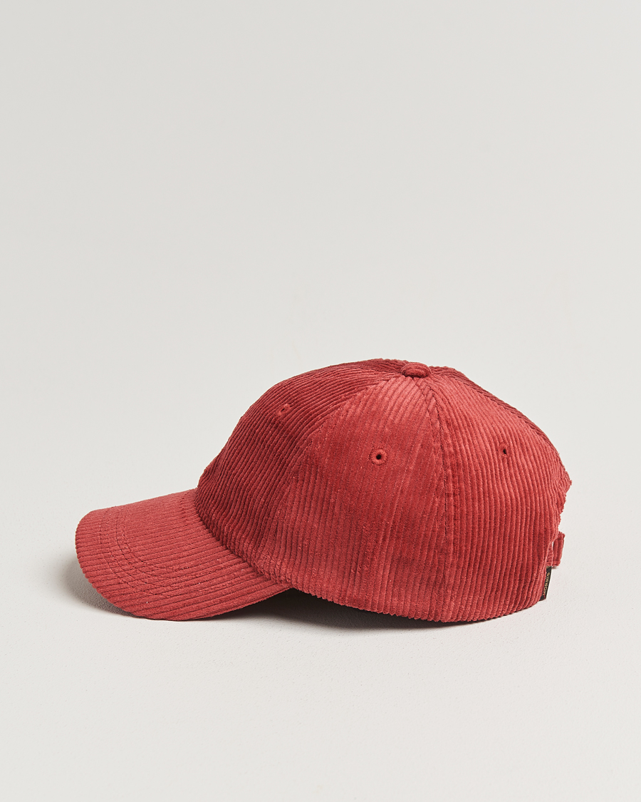 Herren | Morris Lily Corduroy Cap Red | Morris | Lily Corduroy Cap Red