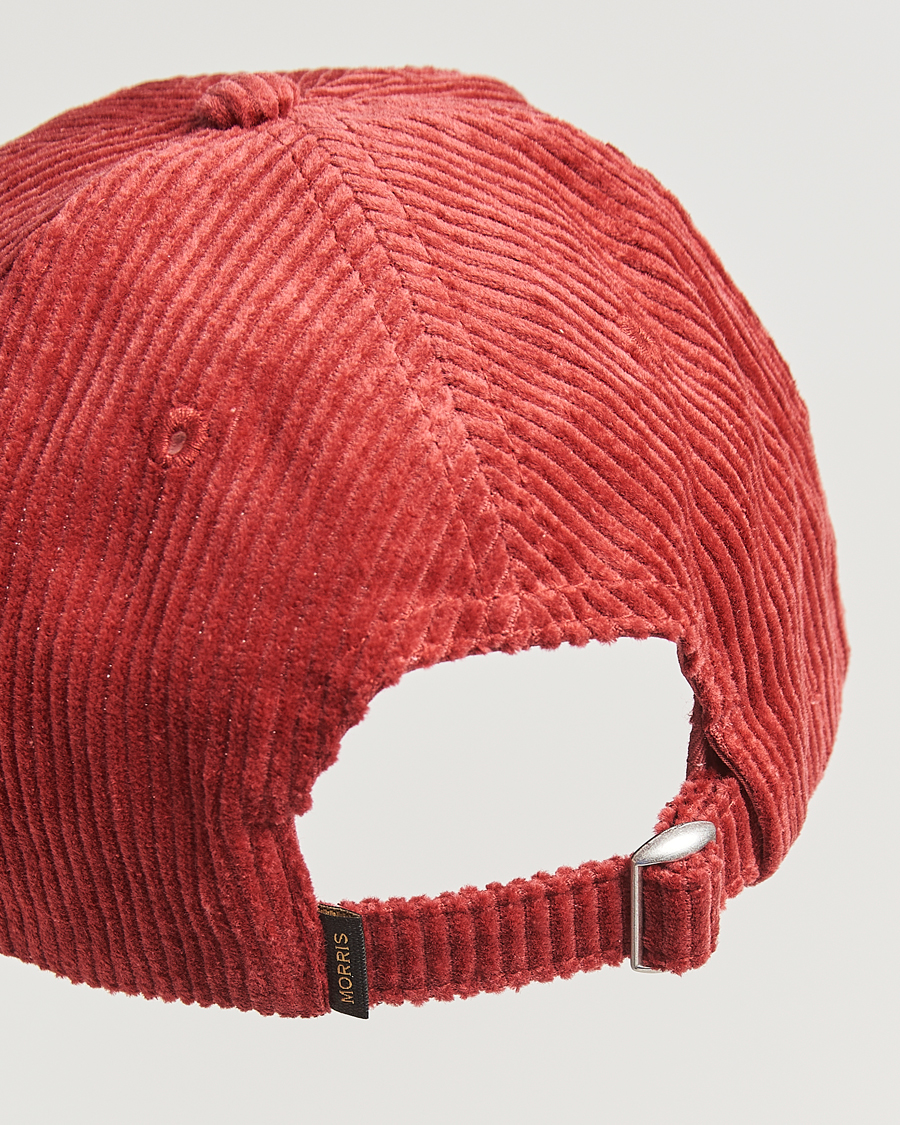 Herren | Morris Lily Corduroy Cap Red | Morris | Lily Corduroy Cap Red