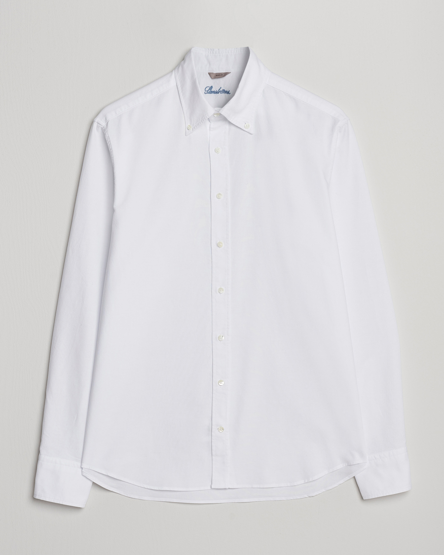 Herren | Hemden | Stenströms | Regular Fit Oxford Shirt White