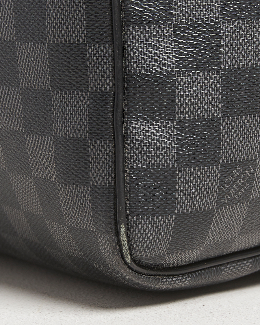 Herren | Louis Vuitton Pre-Owned Keepall Bandoulière 55 Damier Graphite | Louis Vuitton Pre-Owned | Keepall Bandoulière 55 Damier Graphite