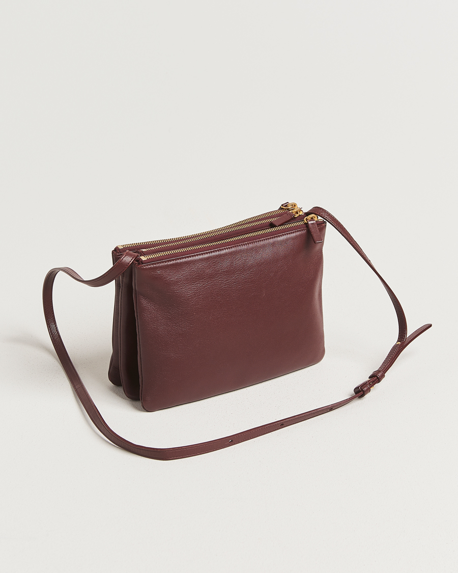 Herren | Celine Pre-Owned Trio Bag Medium Bordeaux | Celine Pre-Owned | Trio Bag Medium Bordeaux