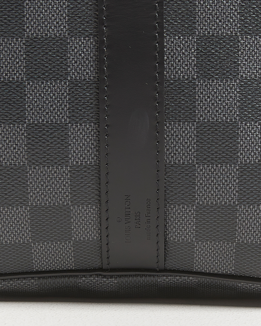 Herren | Louis Vuitton Pre-Owned Keepall Bandoulière 45 Damier Graphite | Louis Vuitton Pre-Owned | Keepall Bandoulière 45 Damier Graphite