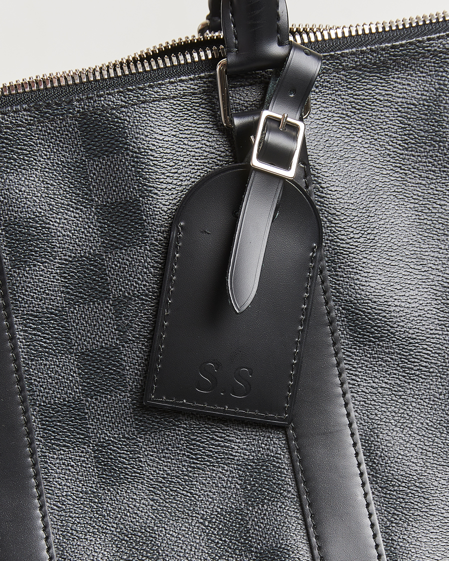 Herren | Louis Vuitton Pre-Owned Keepall Bandoulière 45 Damier Graphite | Louis Vuitton Pre-Owned | Keepall Bandoulière 45 Damier Graphite