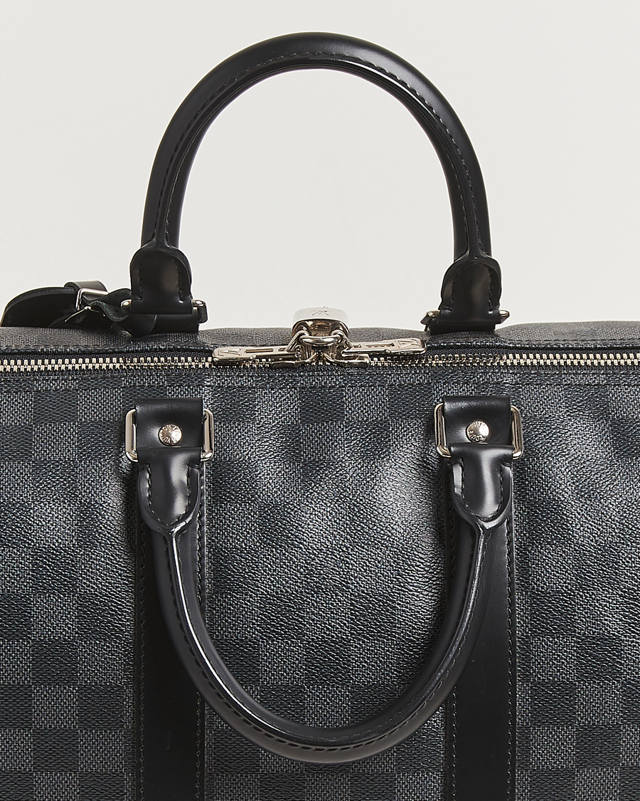 Herren | Louis Vuitton Pre-Owned Keepall Bandoulière 45 Damier Graphite | Louis Vuitton Pre-Owned | Keepall Bandoulière 45 Damier Graphite