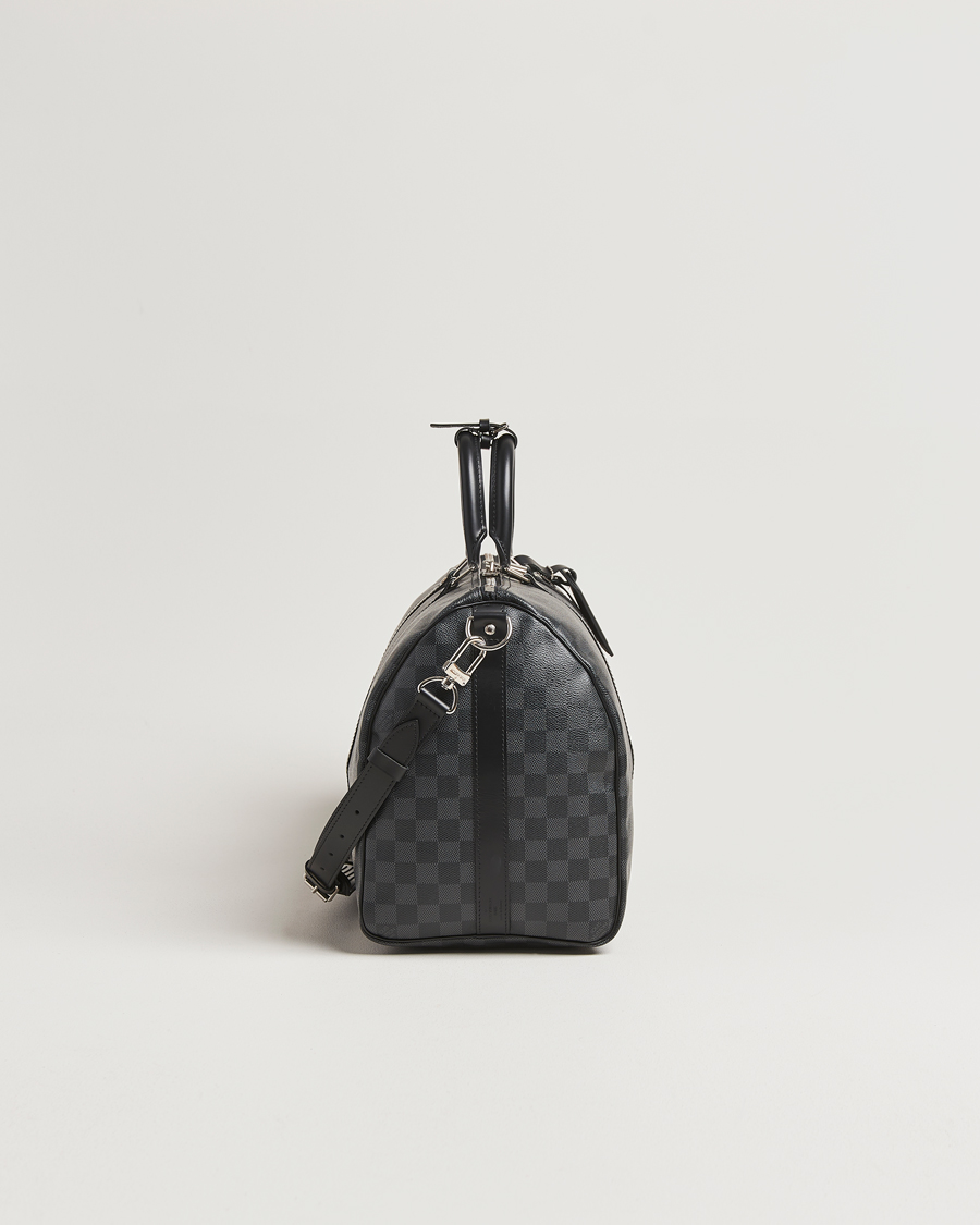 Herren | Louis Vuitton Pre-Owned Keepall Bandoulière 45 Damier Graphite | Louis Vuitton Pre-Owned | Keepall Bandoulière 45 Damier Graphite