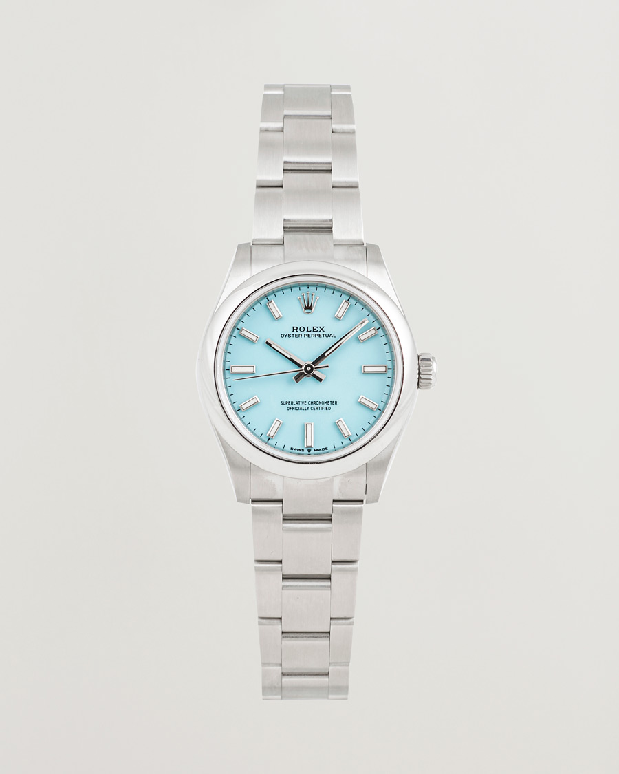 Herren | Rolex Pre-Owned Oyster Perpetual 31 Turquoise | Rolex Pre-Owned | Oyster Perpetual 31 Turquoise