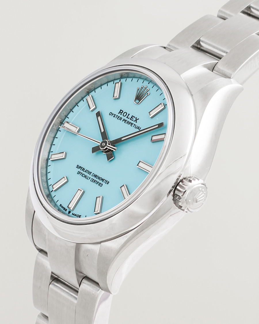 Herren | Rolex Pre-Owned Oyster Perpetual 31 Turquoise | Rolex Pre-Owned | Oyster Perpetual 31 Turquoise