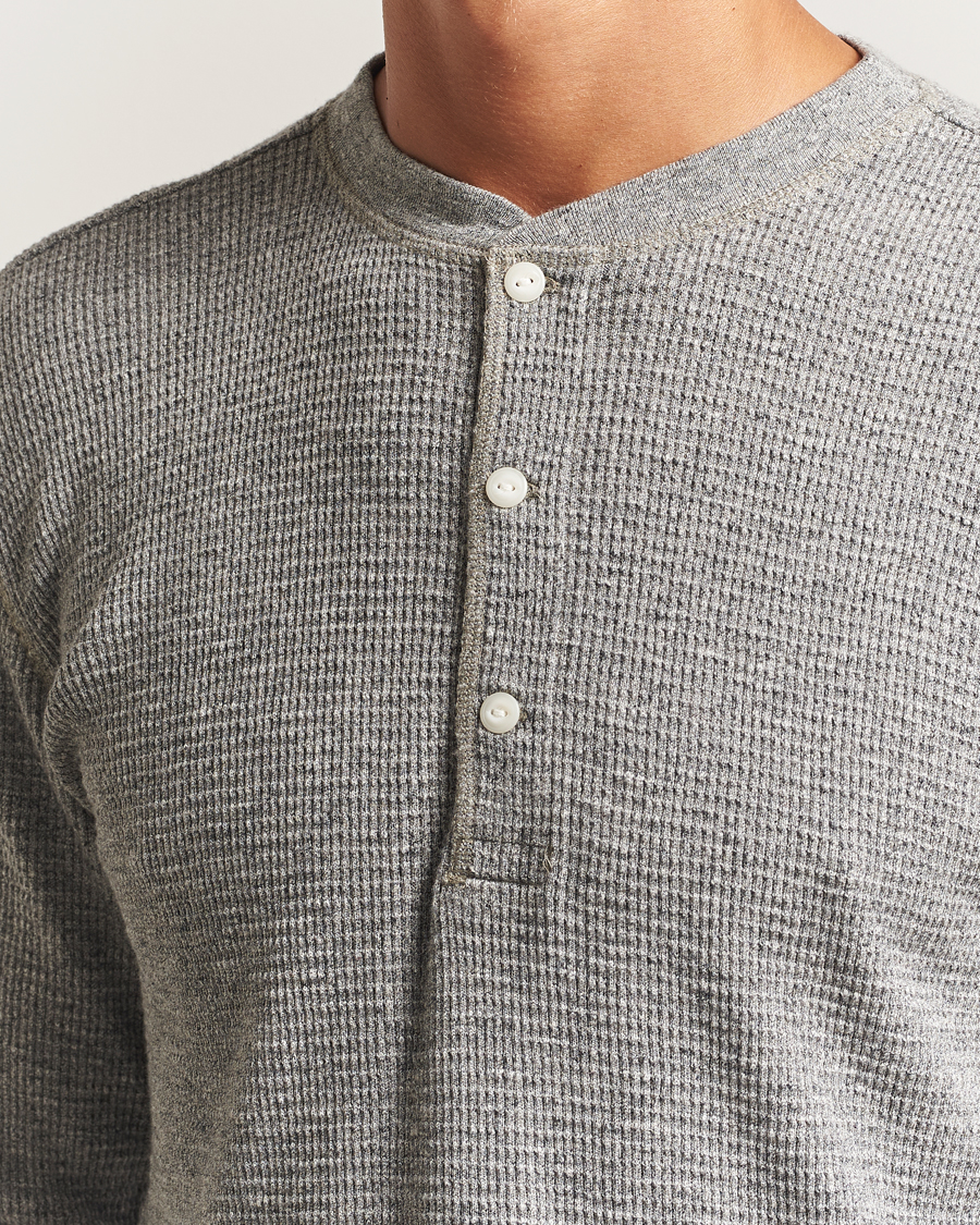 Herren | Pullover | RRL | Long Sleeve Henley Grey