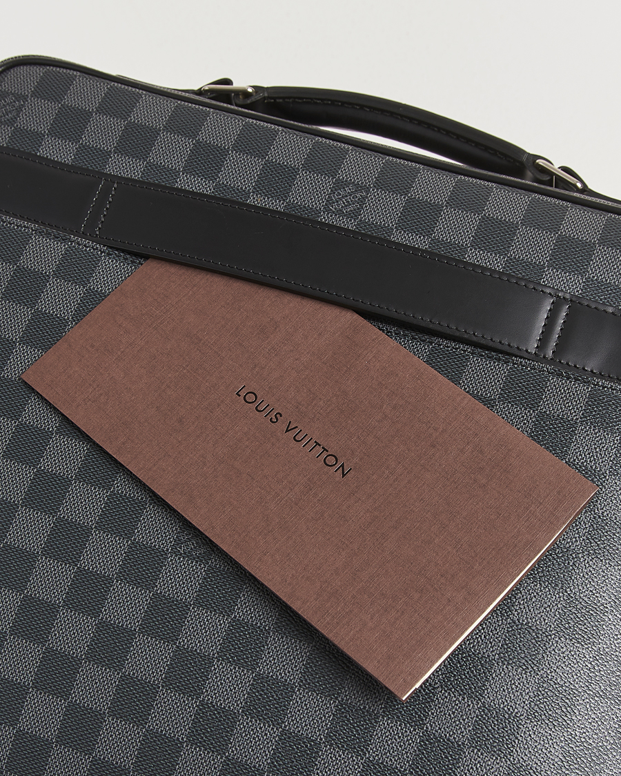 Herren | Louis Vuitton Pre-Owned Steve Briefcase Damier Graphite | Louis Vuitton Pre-Owned | Steve Briefcase Damier Graphite