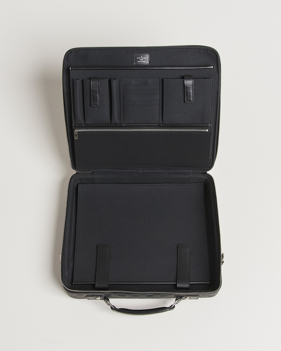 Herren | Louis Vuitton Pre-Owned Steve Briefcase Damier Graphite | Louis Vuitton Pre-Owned | Steve Briefcase Damier Graphite