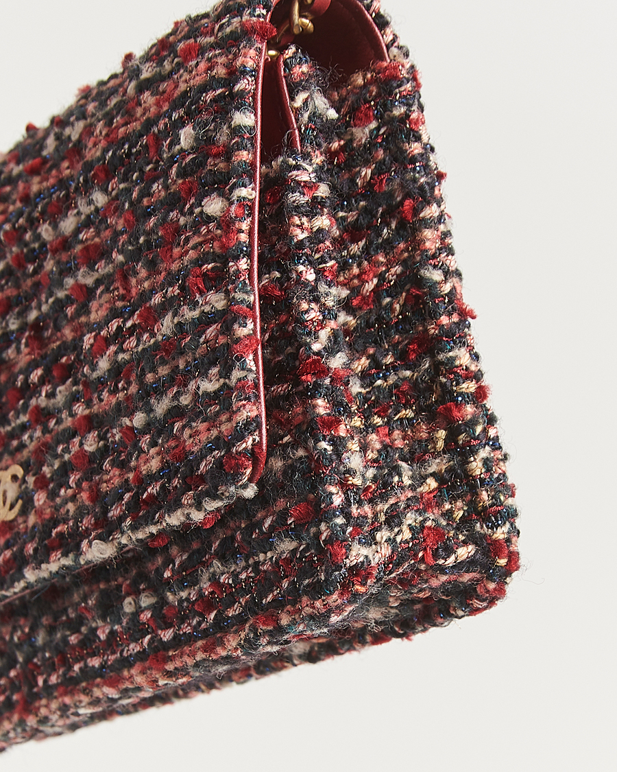 Herren | Pre-Owned & Vintage Bags | Chanel Pre-Owned | Tweed Wallet On Chain Red