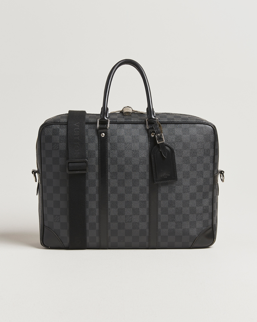 Herren | Louis Vuitton Pre-Owned Porte Document Voyager Damier Graphite | Louis Vuitton Pre-Owned | Porte Document Voyager Damier Graphite