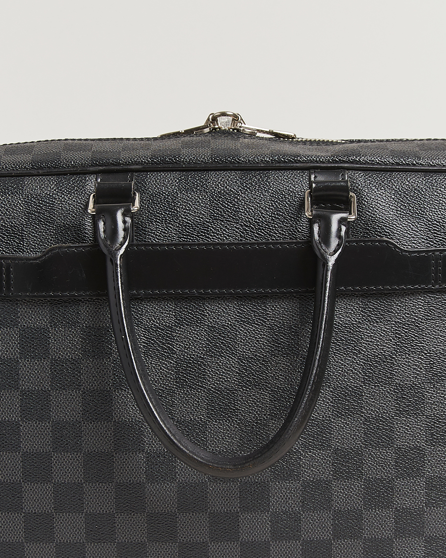 Herren | Louis Vuitton Pre-Owned Porte Document Voyager Damier Graphite | Louis Vuitton Pre-Owned | Porte Document Voyager Damier Graphite