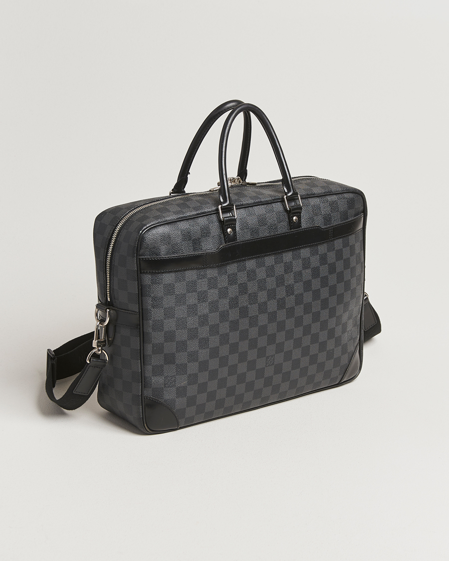 Herren | Louis Vuitton Pre-Owned Porte Document Voyager Damier Graphite | Louis Vuitton Pre-Owned | Porte Document Voyager Damier Graphite