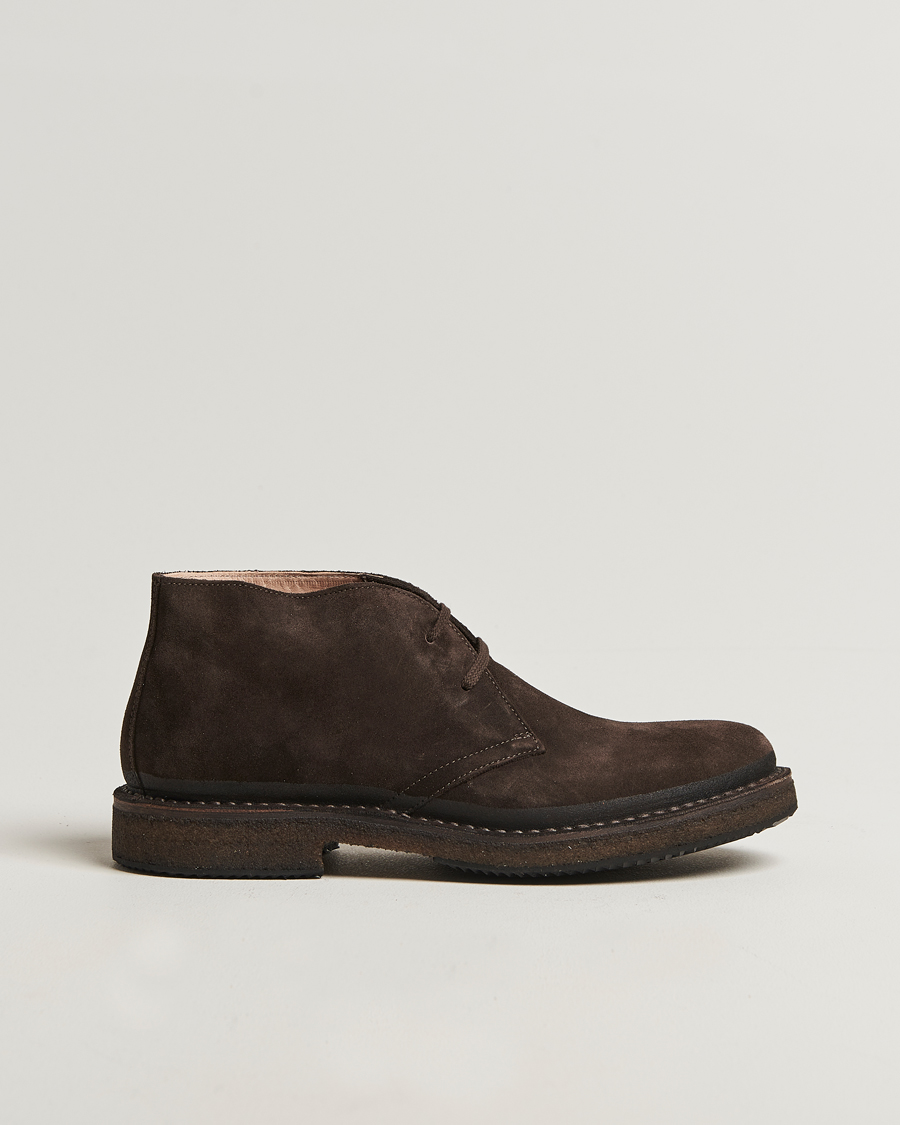 Herren | Boots | Astorflex for Care of Carl | Astorflex Stormflex Suede Dark Brown