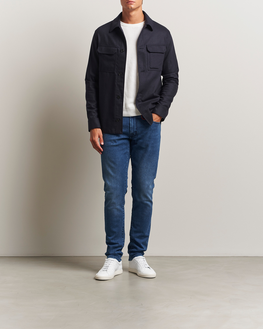 Herren | Jeans | Tramarossa | Michelangelo Stretch Jeans Blue Stone