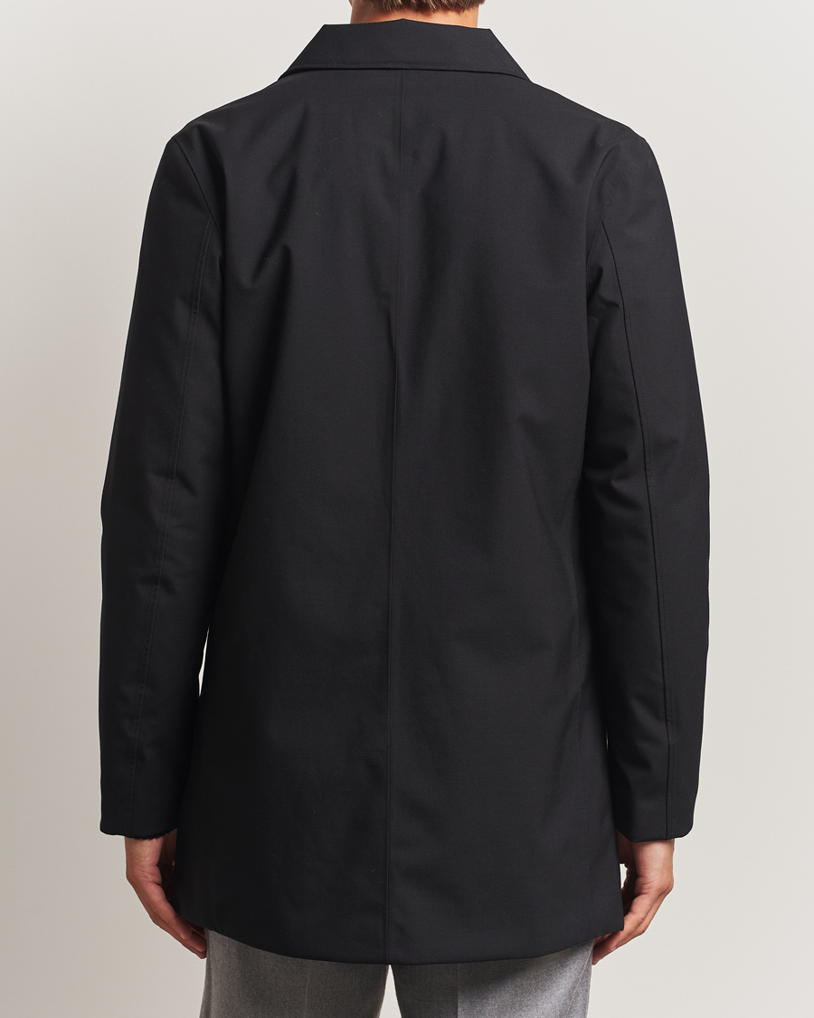 Herren | Jacken | UBR | Regulator Coat Savile Black Wool