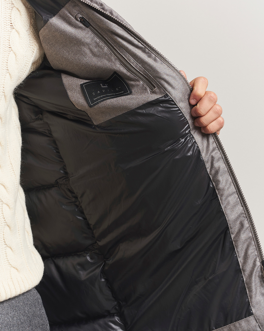 Herren | Jacken | UBR | Concorde Wool Parka Savile Sand Melange