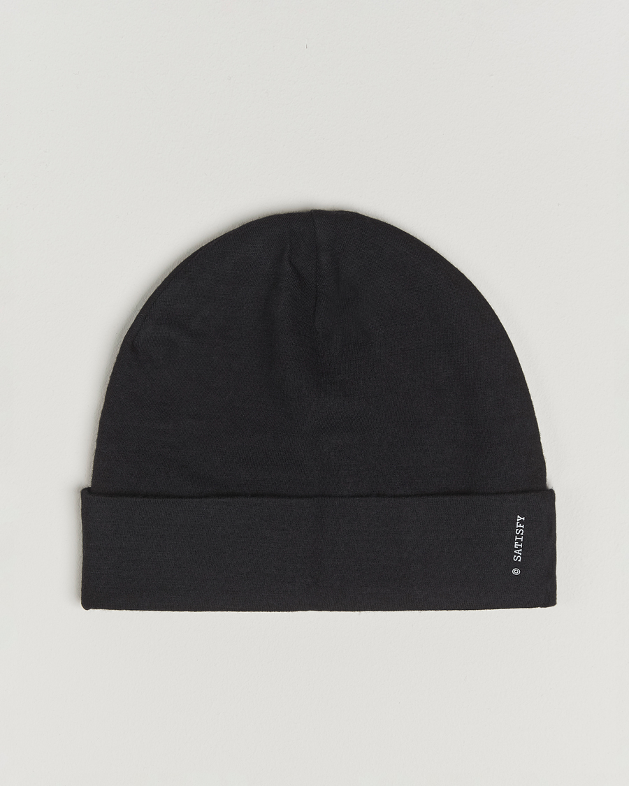 Herren | Mützen | Satisfy | CloudMerino Beanie Black