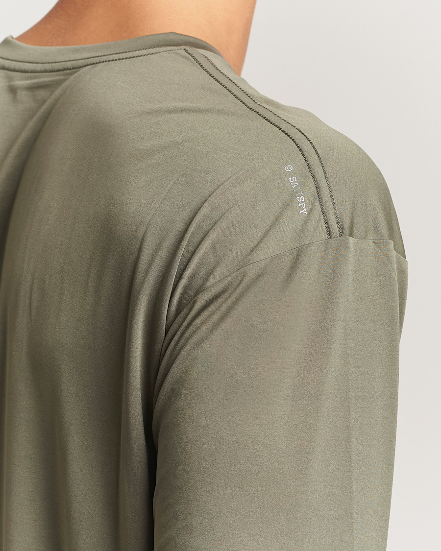 Herren | T-Shirts | Satisfy | AuraLite Long Sleeve T-Shirt Dusty Olive