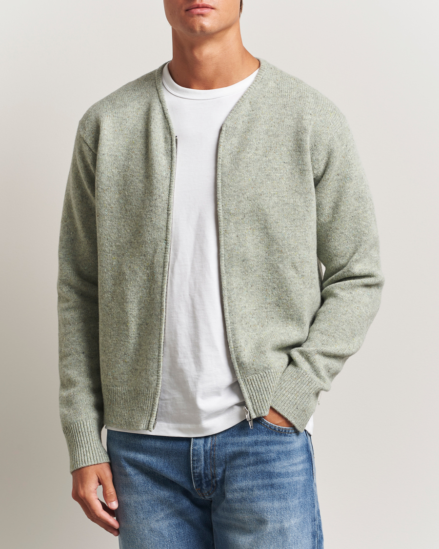 Herren | Pullover | Sunflower | Donegal Zip Cardigan Green