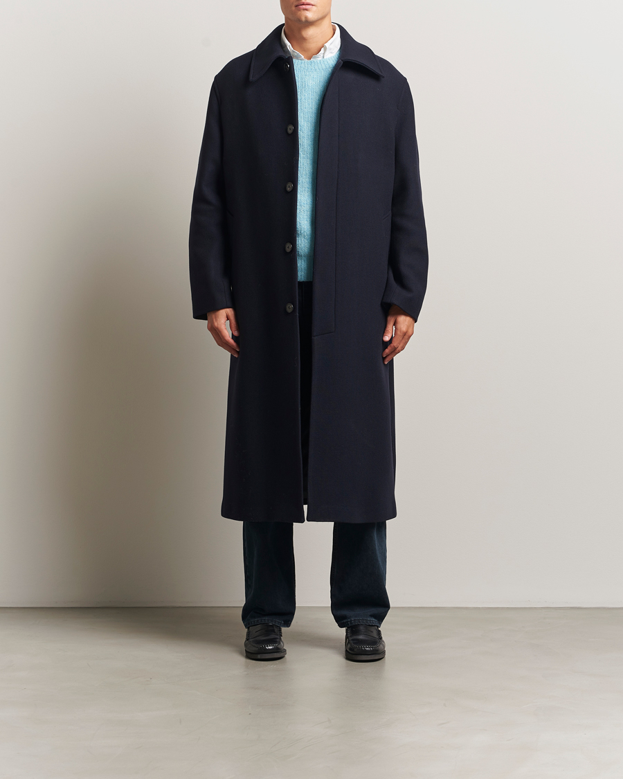 Herren | Jacken | Sunflower | Wool Winter Coat Navy