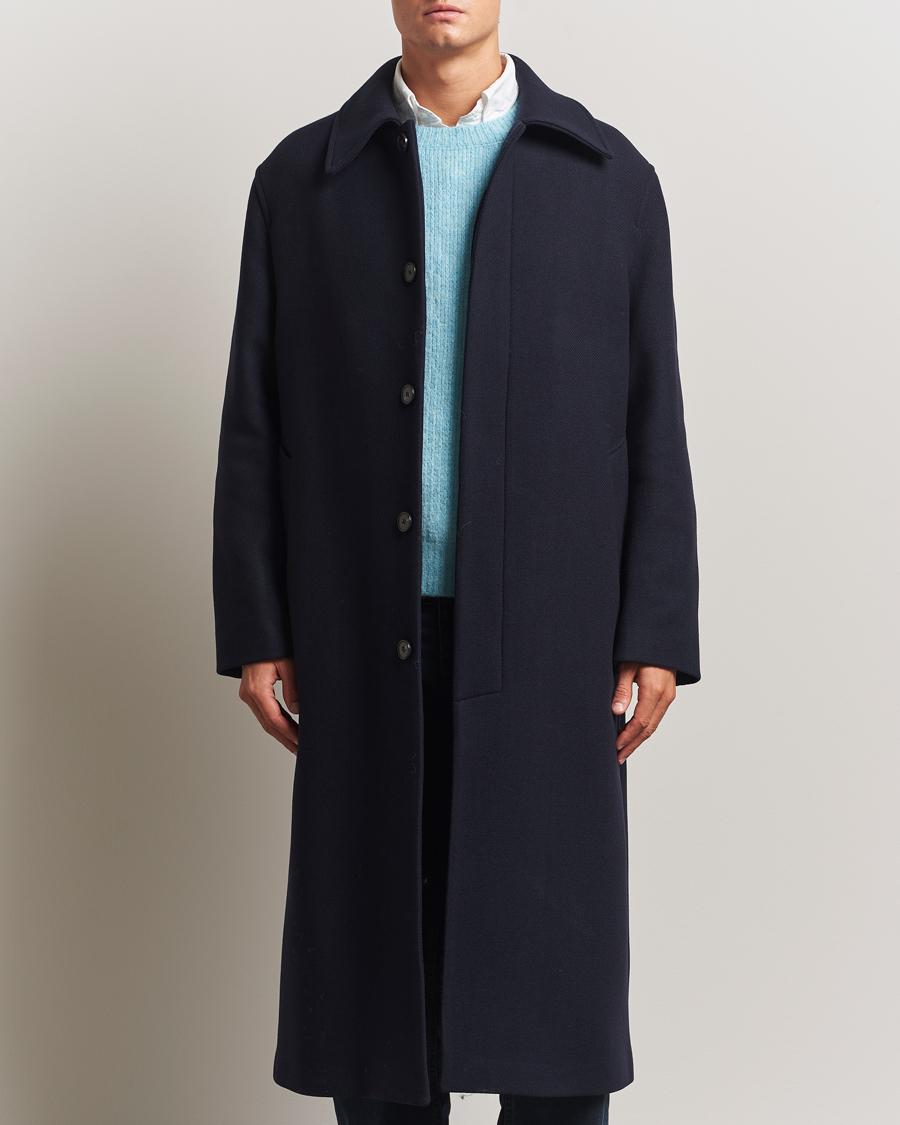Herren | Jacken | Sunflower | Wool Winter Coat Navy