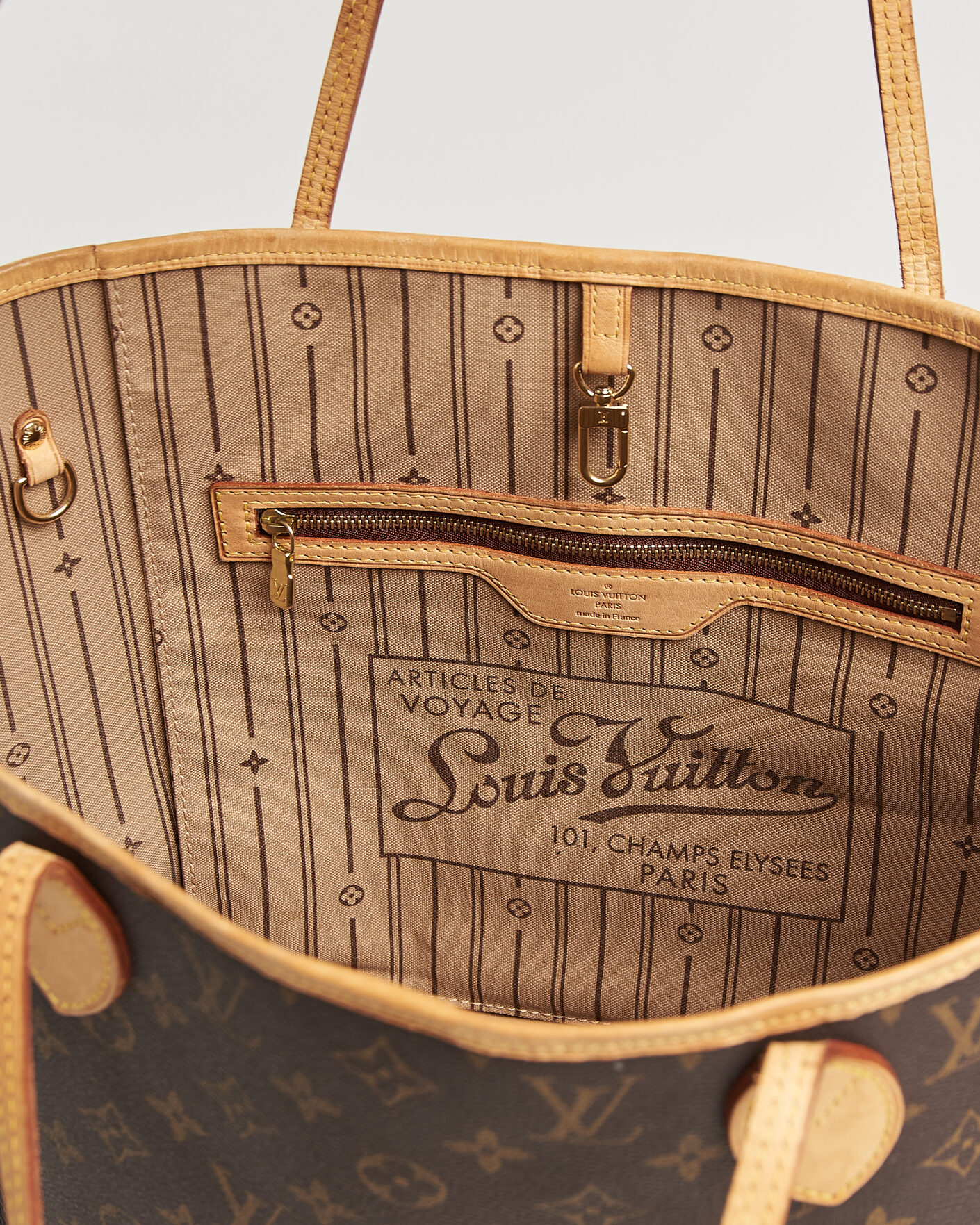 Herren | Pre-Owned & Vintage Bags | Louis Vuitton Pre-Owned | Neverfull MM Monogram