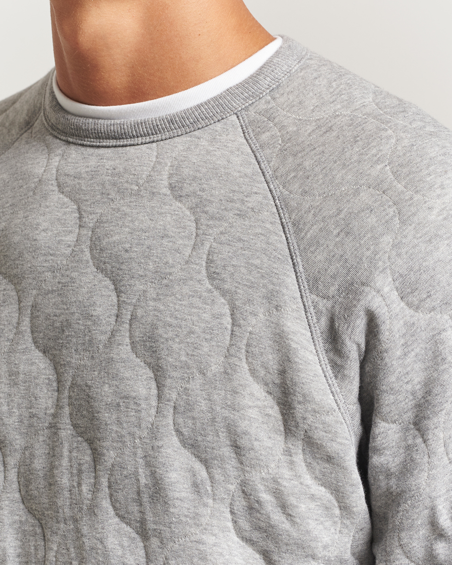 Herren | Pullover | BEAMS PLUS | MIL Quilt Crew Neck Grey