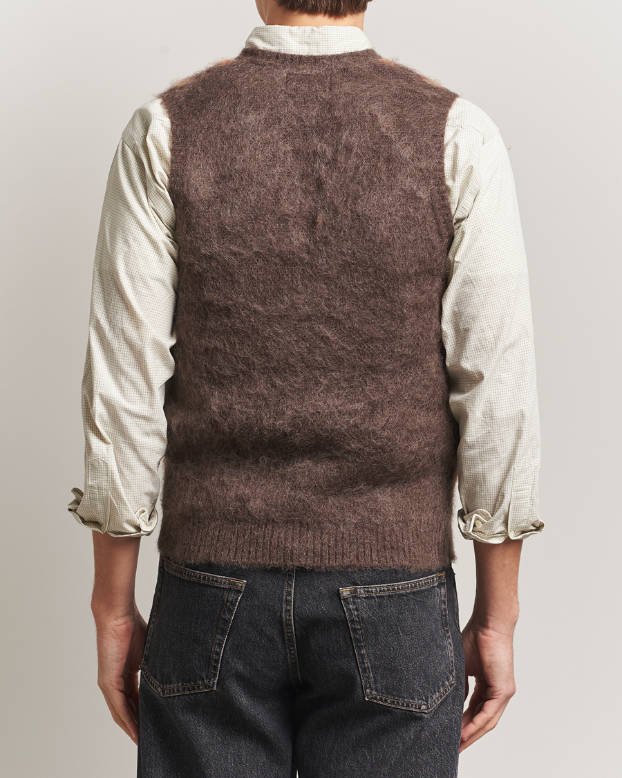 Herren | Pullover | BEAMS PLUS | Mohair Knit Vest Brown