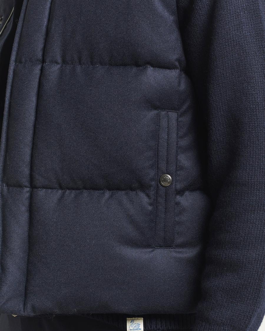 Herren | Jacken | Paul Smith | Wool/Cashmere Down Gilet Navy