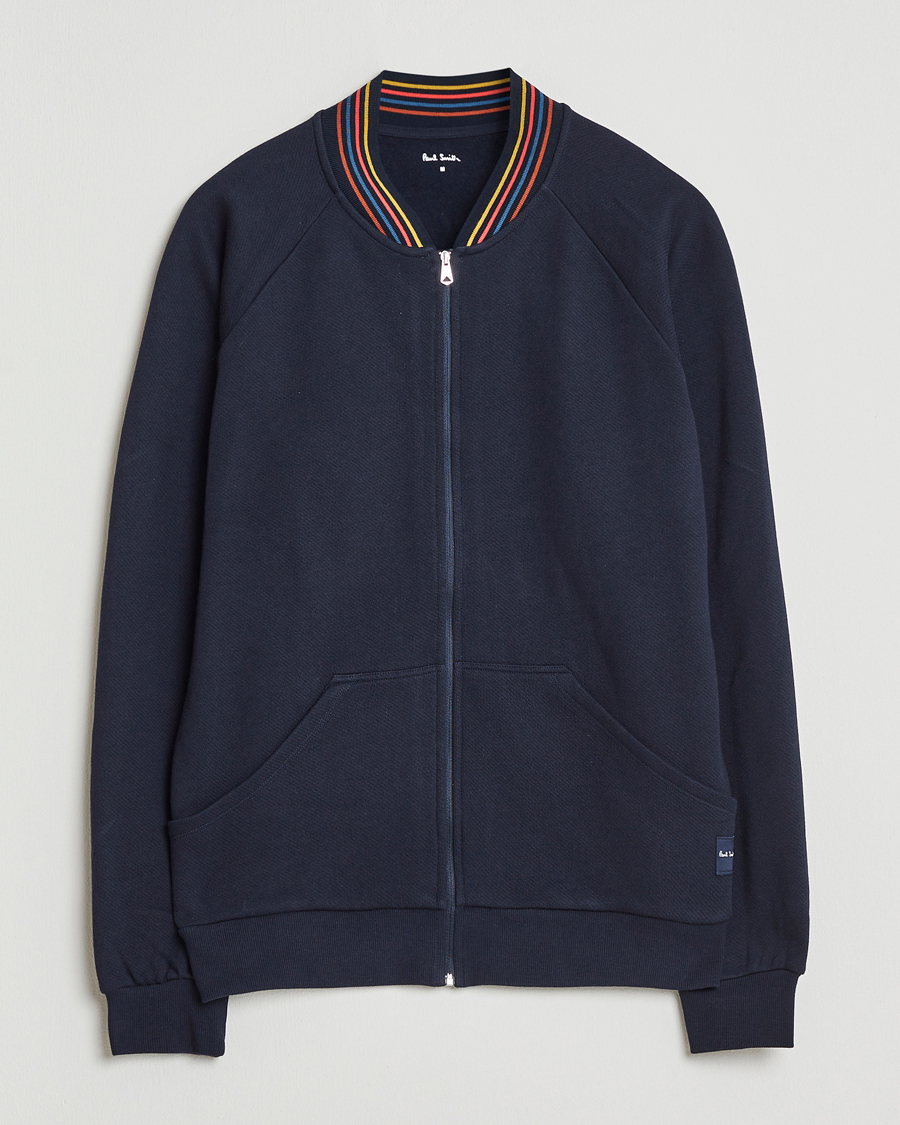 Herren | Pullover | Paul Smith | Artist Rib Full Zip Navy