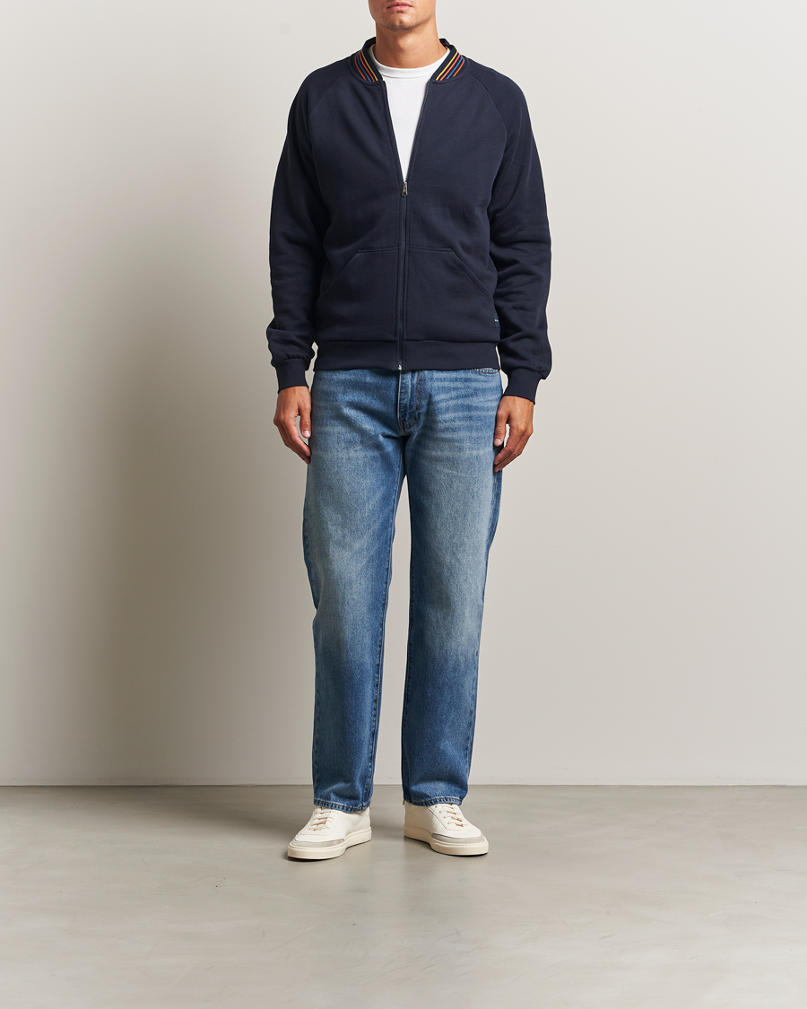 Herren | Pullover | Paul Smith | Artist Rib Full Zip Navy