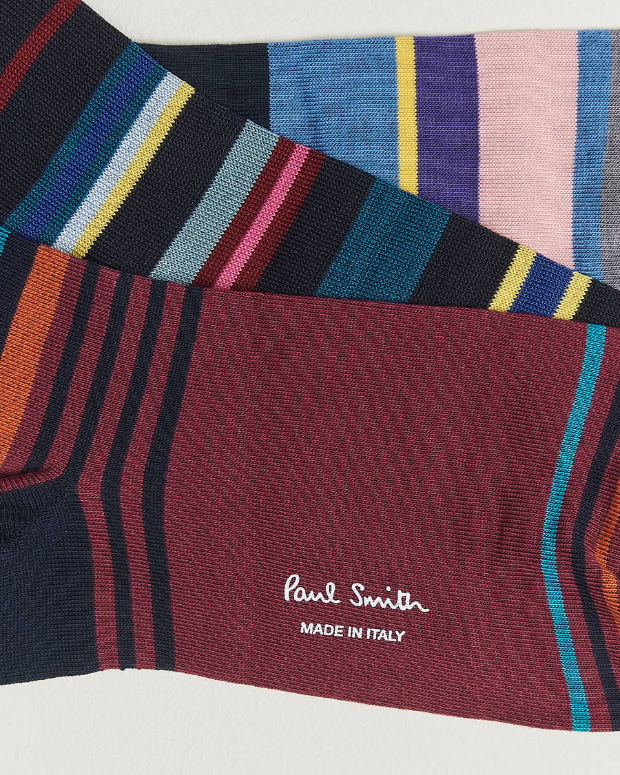 Herren | Unterwäsche | Paul Smith | 3-Pack Striped Sock Multi