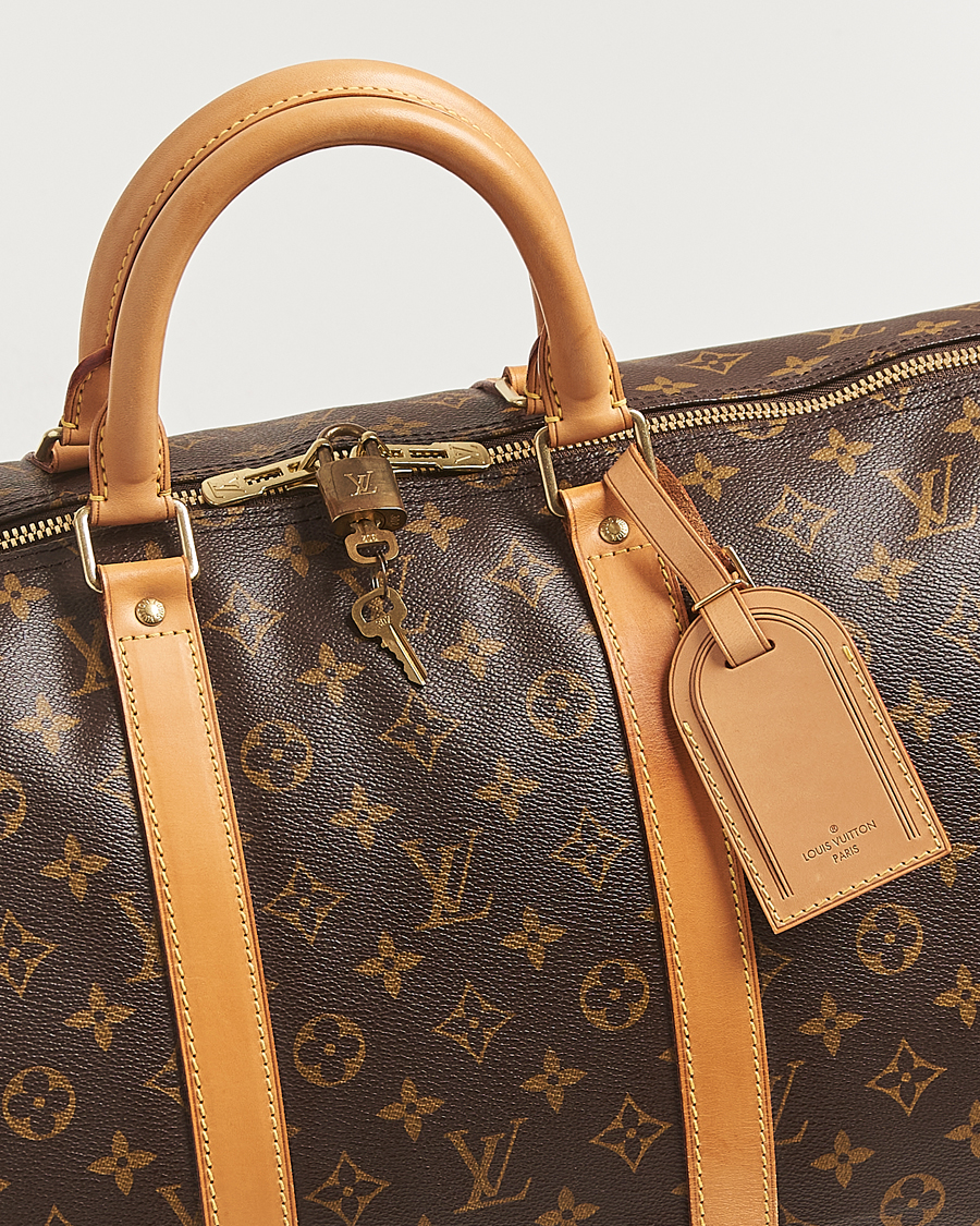Herren | Louis Vuitton Pre-Owned Keepall Bandoulière 55 Monogram | Louis Vuitton Pre-Owned | Keepall Bandoulière 55 Monogram
