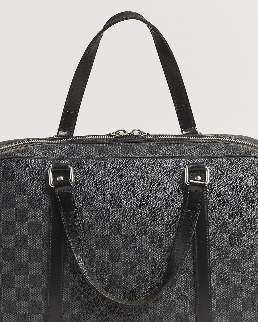 Herren | Pre-Owned & Vintage Bags | Louis Vuitton Pre-Owned | Jorn Porte Documents Damier Graphite