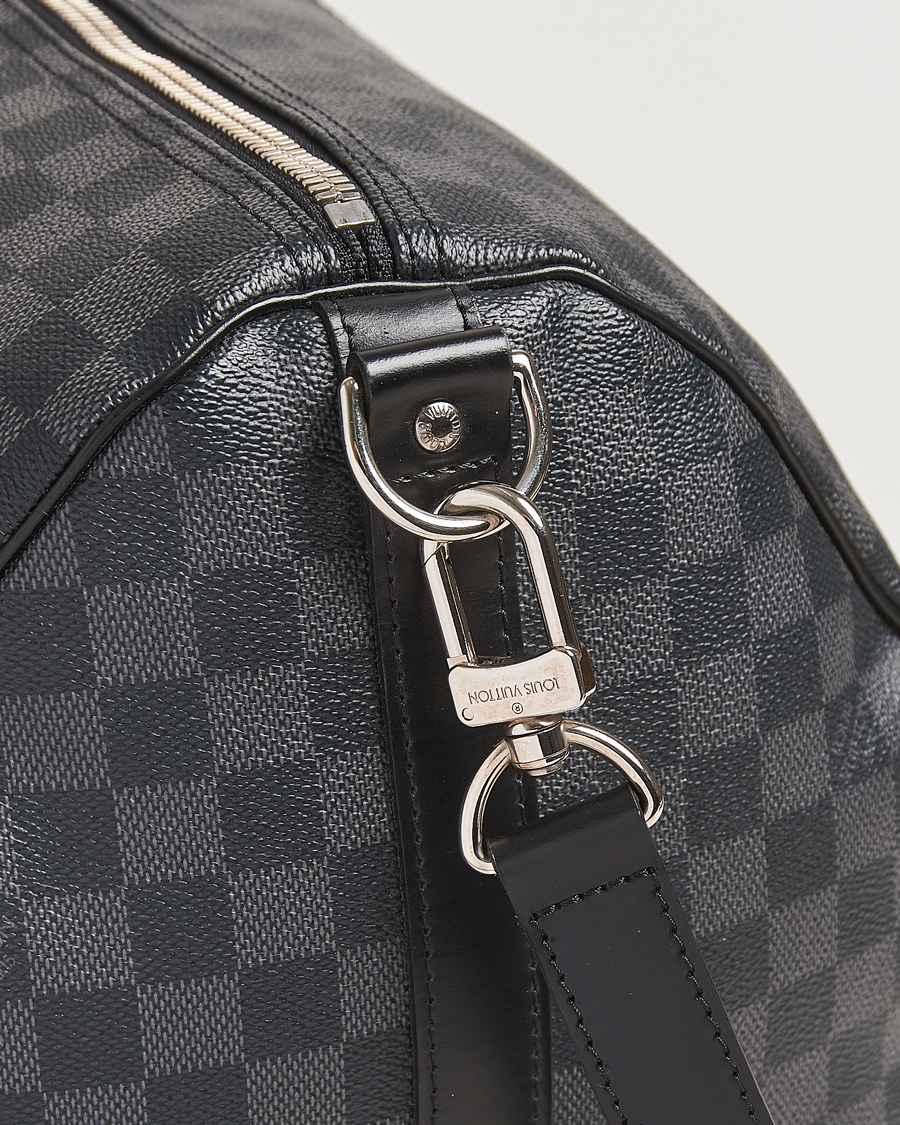Herren | Louis Vuitton Pre-Owned Keepall Bandoulière 55 Damier Graphite | Louis Vuitton Pre-Owned | Keepall Bandoulière 55 Damier Graphite