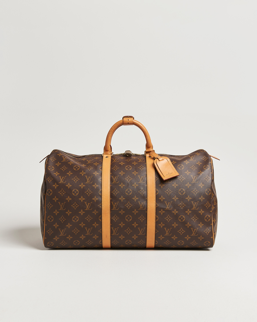Herren | Pre-Owned & Vintage Bags | Louis Vuitton Pre-Owned | Keepall 50 Monogram