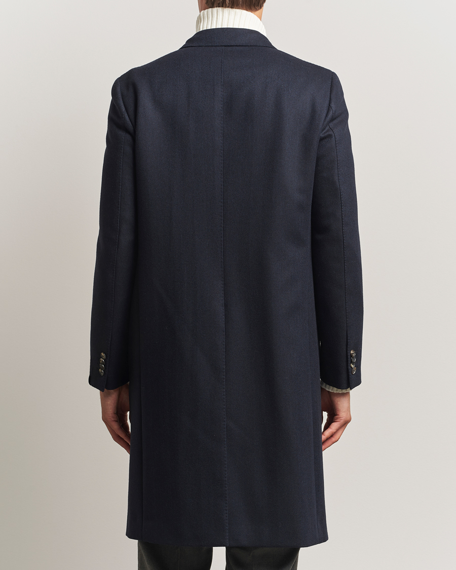 Herren | Jacken | Caruso | Aida Double Breasted Wool Coat Navy