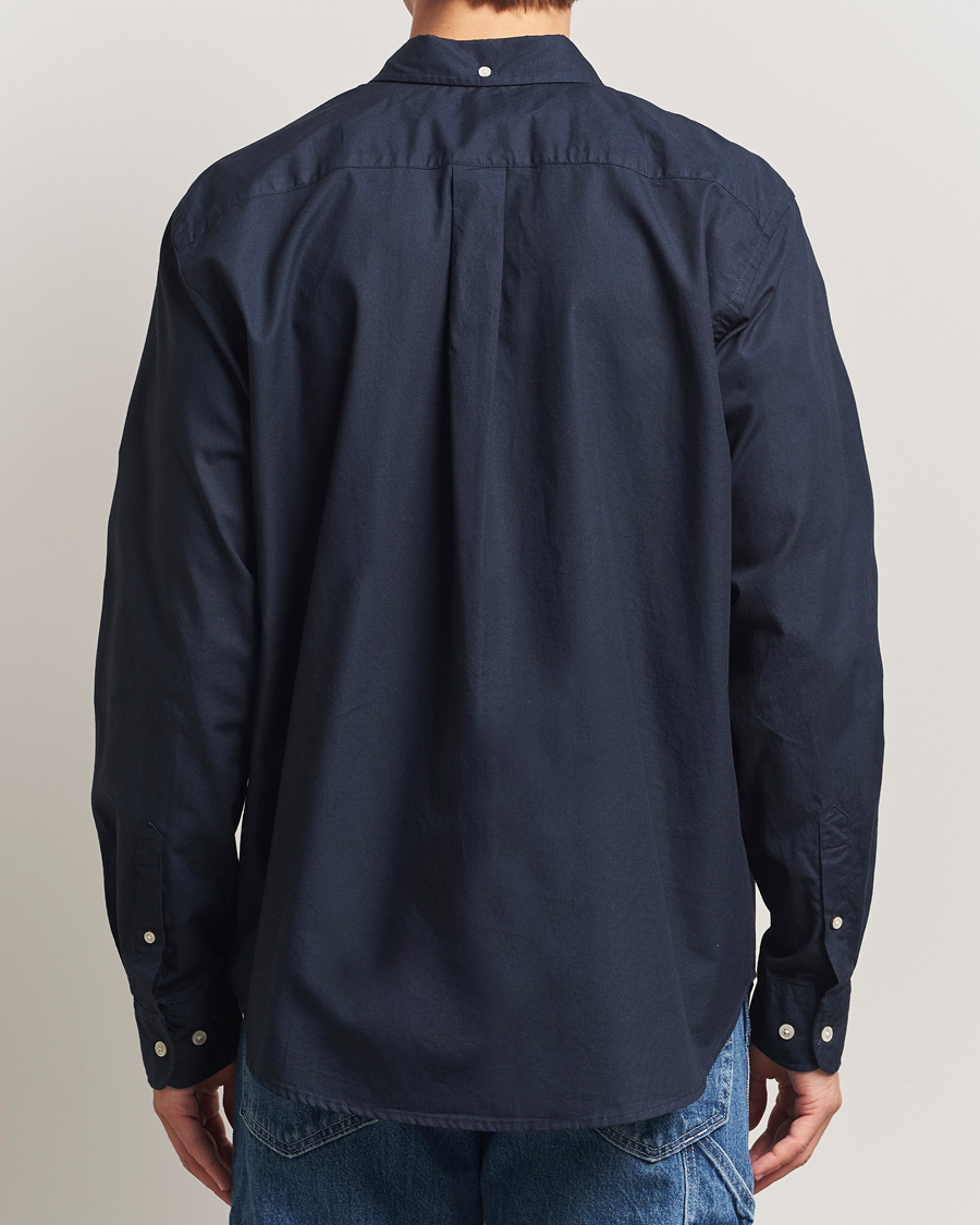 Herren | Hemden | Forét | Flag Regular Fit Oxford Shirt Navy