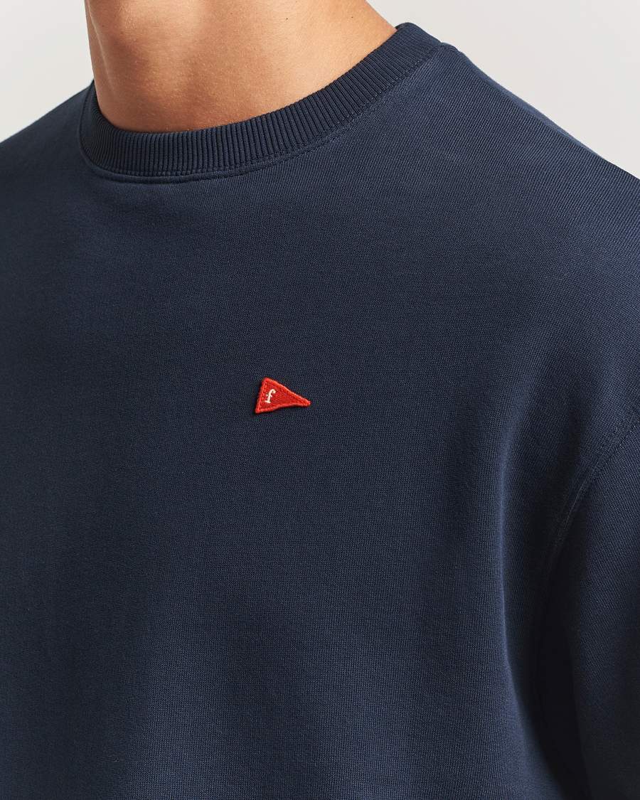 Herren | Pullover | Forét | Flag Sweatshirt Navy