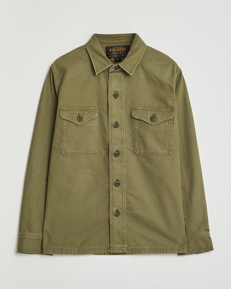Herren | Hemden | Filson | Clarkston Brushed Jac Shirt Surplus Green