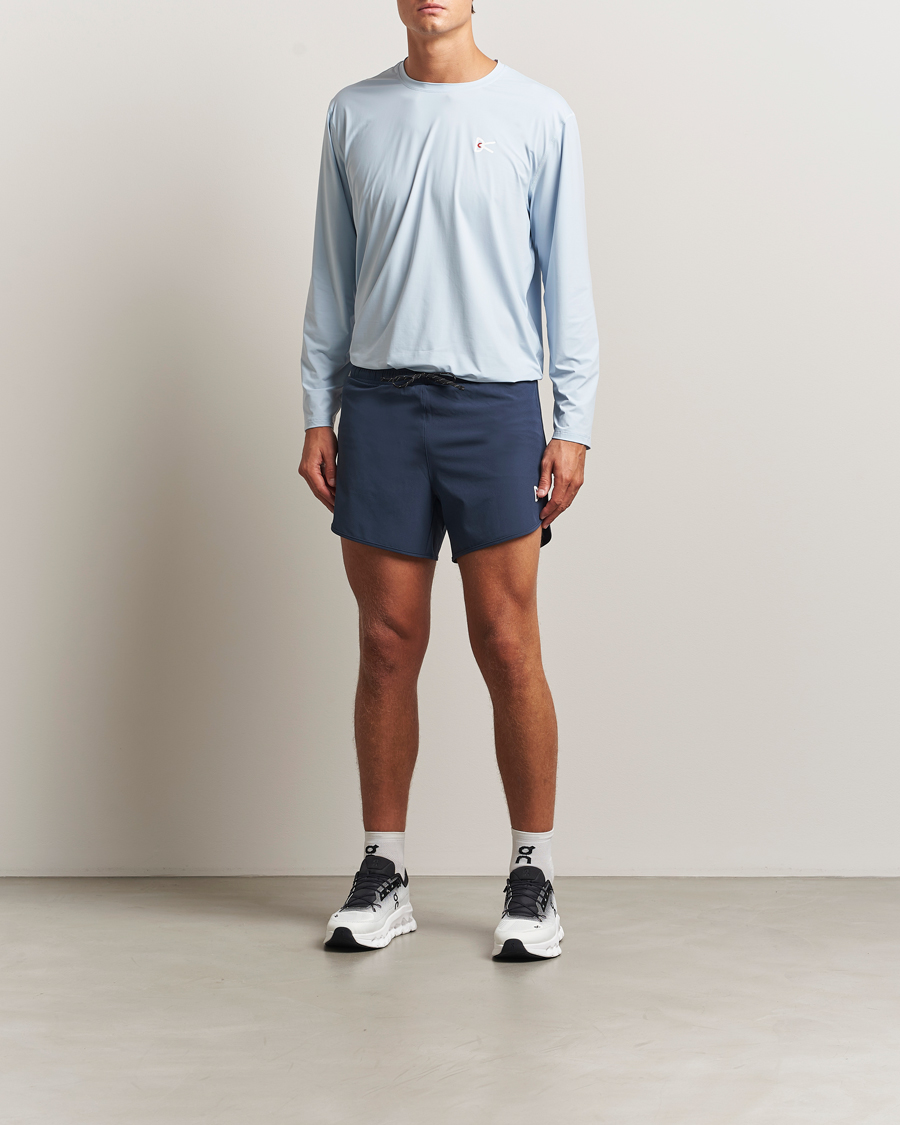 Herren | Shorts | District Vision | 5 Inch Training Shorts Pacific Blue